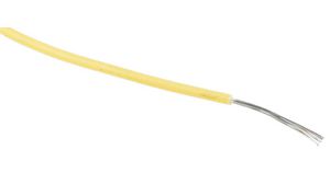 Stranded Wire mPPE 0.08mm² Tinned Copper Yellow 100m